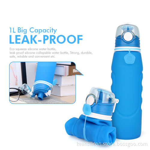 2017 1000ml Collapsible Bottle/Water Bottle Manufacturing